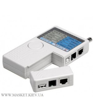 Тестер RX-1000 кабельный RJ-45, RJ-12, USB, BNC