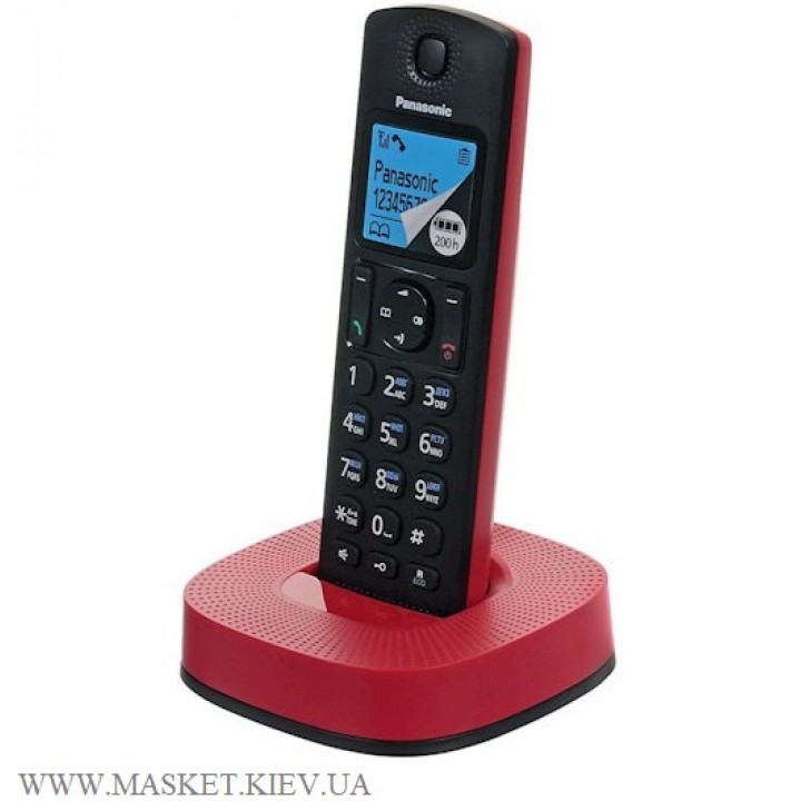 Радиотелефон Panasonic KX-TGC310UCR Black Red 