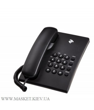 Проводной телефон 2E AP-210 Black 
